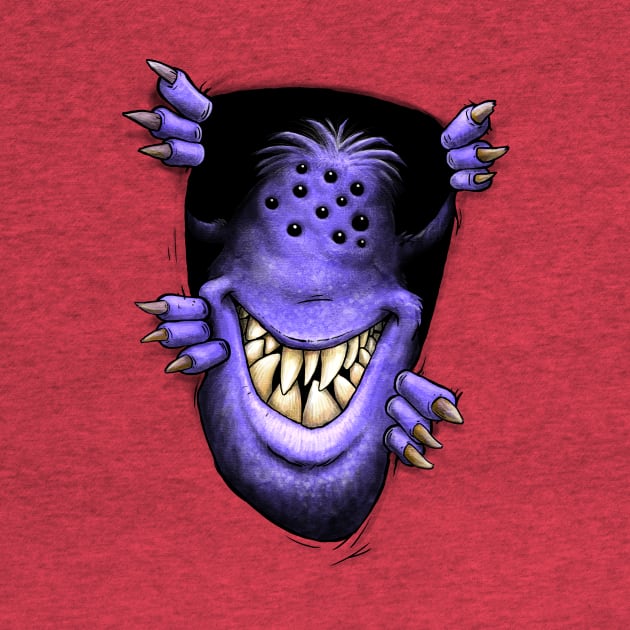 Purple people eater ... with no horns by Bleee